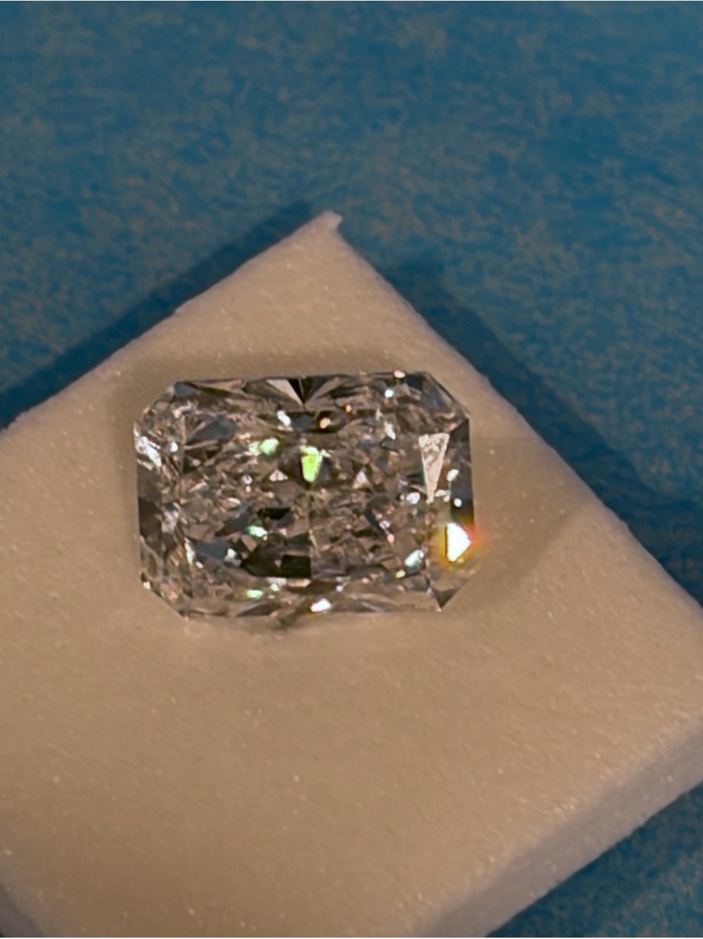 1.47carat Radiant Color E Clarity VVS2 IGI Certified Lab Grown Diamond MSRP$2255
